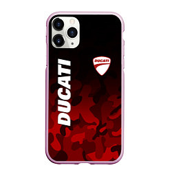 Чехол iPhone 11 Pro матовый DUCATI ДУКАТИ КАМУФЛЯЖ