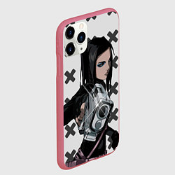 Чехол iPhone 11 Pro матовый Риэл Мэйер из Эрго Прокси, цвет: 3D-малиновый — фото 2