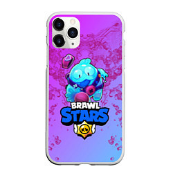 Чехол iPhone 11 Pro матовый BRAWL STARS SQUEAK: СКВИК, цвет: 3D-белый