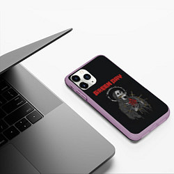 Чехол iPhone 11 Pro матовый GreenDay ГринДей Poster Z, цвет: 3D-сиреневый — фото 2