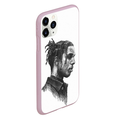 Чехол iPhone 11 Pro матовый ASAP ROCKY АСАП спина Z / 3D-Розовый – фото 2