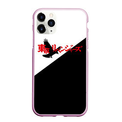 Чехол iPhone 11 Pro матовый Tokyo Revengers Токийские Мстители Logo Z, цвет: 3D-розовый