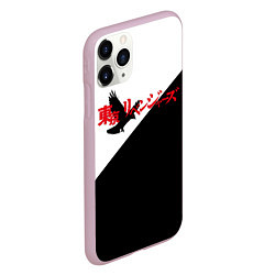 Чехол iPhone 11 Pro матовый Tokyo Revengers Токийские Мстители Logo Z, цвет: 3D-розовый — фото 2