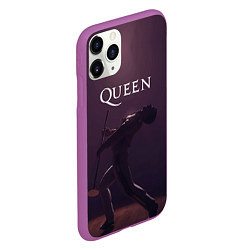 Чехол iPhone 11 Pro матовый Freddie Mercury Queen Z, цвет: 3D-фиолетовый — фото 2