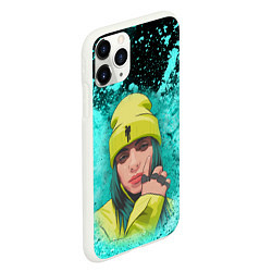 Чехол iPhone 11 Pro матовый BILLIE EILISH БИЛЛИ АЙЛИШ Z, цвет: 3D-белый — фото 2