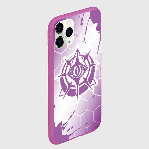 Чехол iPhone 11 Pro матовый New World - Ковенанты - Краска / 3D-Фиолетовый – фото 2