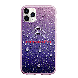 Чехол iPhone 11 Pro матовый Citroёn Storm Ситроен ливень, цвет: 3D-розовый