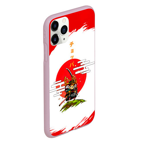 Чехол iPhone 11 Pro матовый Тони Тони Чоппер ниндзя One Piece / 3D-Розовый – фото 2