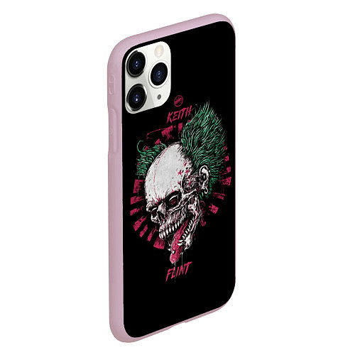 Чехол iPhone 11 Pro матовый Keith Flint / 3D-Розовый – фото 2