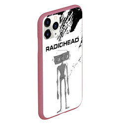 Чехол iPhone 11 Pro матовый Radiohead Радиохед Z, цвет: 3D-малиновый — фото 2