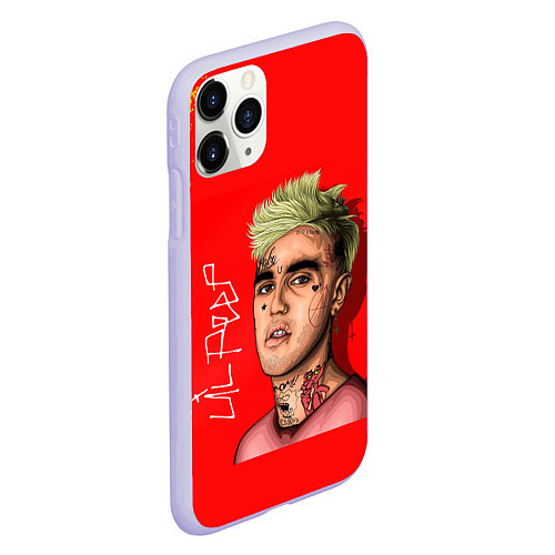 Чехол iPhone 11 Pro матовый LIL PEEP ЛИЛ ПИП Z / 3D-Светло-сиреневый – фото 2