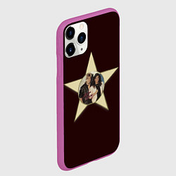 Чехол iPhone 11 Pro матовый Modern Talking, цвет: 3D-фиолетовый — фото 2