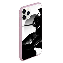Чехол iPhone 11 Pro матовый ЗАКАТ ЕВАНГЕЛИОН, цвет: 3D-розовый — фото 2