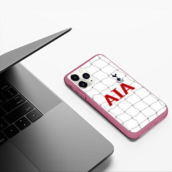 Чехол iPhone 11 Pro матовый Тоттенхем Лондон, цвет: 3D-малиновый — фото 2