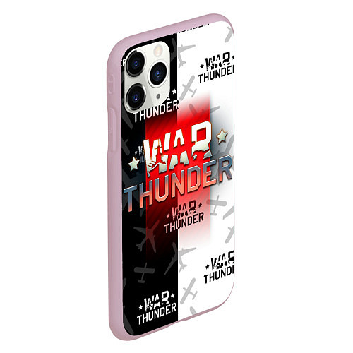 Чехол iPhone 11 Pro матовый WAR THUNDER ВАР ТАНДЕР / 3D-Розовый – фото 2