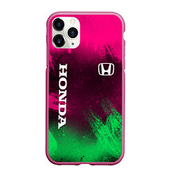 Чехол iPhone 11 Pro матовый NEON HONDA НЕОН ХОНДА