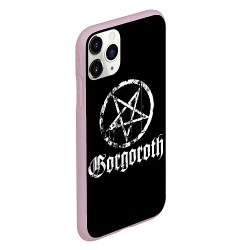 Чехол iPhone 11 Pro матовый Gorgoroth / 3D-Розовый – фото 2