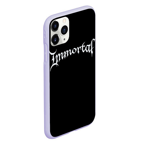 Чехол iPhone 11 Pro матовый Immortal / 3D-Светло-сиреневый – фото 2