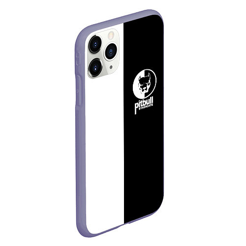 Чехол iPhone 11 Pro матовый PITBULL SYNDICATE ПИТБУЛЬ / 3D-Серый – фото 2