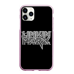 Чехол iPhone 11 Pro матовый Линкин парк в цепях, цвет: 3D-розовый