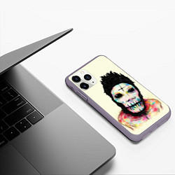 Чехол iPhone 11 Pro матовый Уэс, цвет: 3D-серый — фото 2