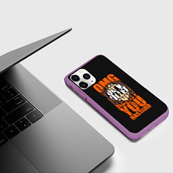 Чехол iPhone 11 Pro матовый Они убили Кенни, цвет: 3D-фиолетовый — фото 2