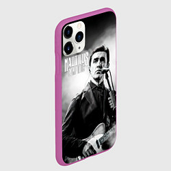Чехол iPhone 11 Pro матовый Вячеслав Бутусов Наутилус Помпилиус, цвет: 3D-фиолетовый — фото 2