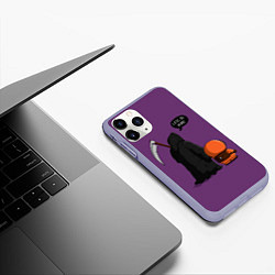 Чехол iPhone 11 Pro матовый Друг Кенни, цвет: 3D-светло-сиреневый — фото 2
