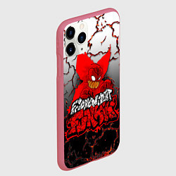 Чехол iPhone 11 Pro матовый Friday Night Funkin Tricky One, цвет: 3D-малиновый — фото 2