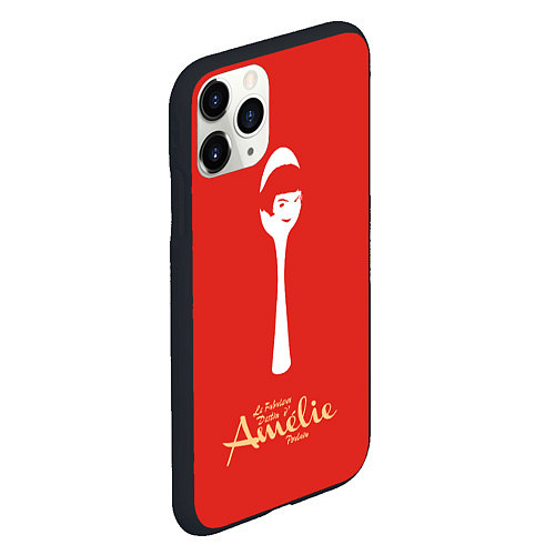 Чехол iPhone 11 Pro матовый Amelie Poulain / 3D-Черный – фото 2