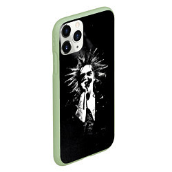 Чехол iPhone 11 Pro матовый Горшок на концерте, цвет: 3D-салатовый — фото 2