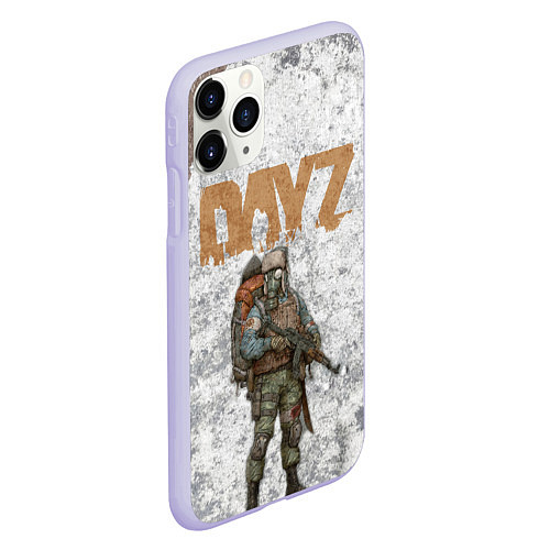 Чехол iPhone 11 Pro матовый DAYZ ДЕЙЗИ Z / 3D-Светло-сиреневый – фото 2