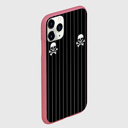 Чехол iPhone 11 Pro матовый Как у Горшка Король и Шут, цвет: 3D-малиновый — фото 2