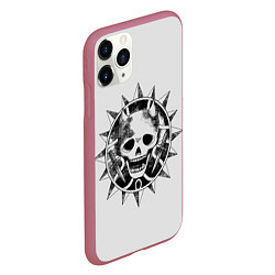 Чехол iPhone 11 Pro матовый Killer Queen JoJo, цвет: 3D-малиновый — фото 2