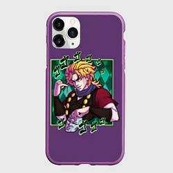 Чехол iPhone 11 Pro матовый Dio Brando JoJo, цвет: 3D-фиолетовый