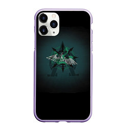 Чехол iPhone 11 Pro матовый Hydra dominatus, цвет: 3D-светло-сиреневый