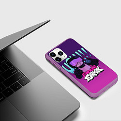 Чехол iPhone 11 Pro матовый Сержант Джон Капитан, цвет: 3D-фиолетовый — фото 2