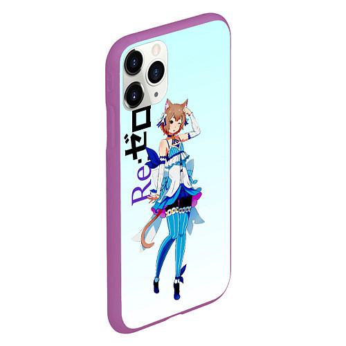 Чехол iPhone 11 Pro матовый Феликс Аргайл Re: Zero / 3D-Фиолетовый – фото 2