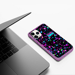 Чехол iPhone 11 Pro матовый FRIDAY NIGHT FUNKIN NEON, цвет: 3D-фиолетовый — фото 2