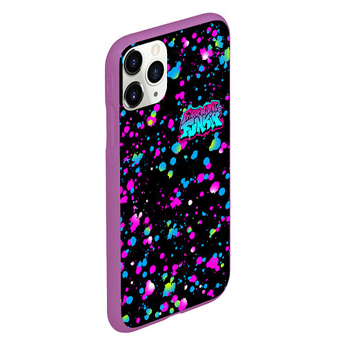 Чехол iPhone 11 Pro матовый FRIDAY NIGHT FUNKIN NEON / 3D-Фиолетовый – фото 2