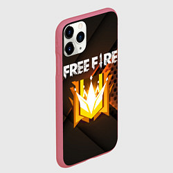 Чехол iPhone 11 Pro матовый FREE FIRE GRAND MASTER, цвет: 3D-малиновый — фото 2