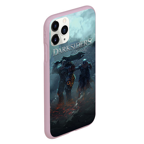 Чехол iPhone 11 Pro матовый Darksiders Гнев Войны Z / 3D-Розовый – фото 2