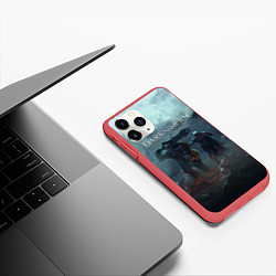 Чехол iPhone 11 Pro матовый Darksiders Гнев Войны Z, цвет: 3D-красный — фото 2