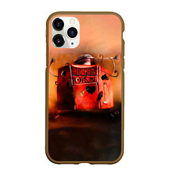 Чехол iPhone 11 Pro матовый Агата Кристи OPIUM, цвет: 3D-коричневый
