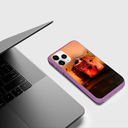 Чехол iPhone 11 Pro матовый Агата Кристи OPIUM, цвет: 3D-фиолетовый — фото 2