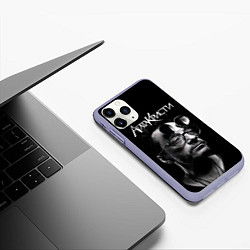 Чехол iPhone 11 Pro матовый Агата Кристи Глеб Самойлов, цвет: 3D-светло-сиреневый — фото 2