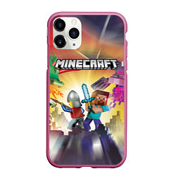 Чехол iPhone 11 Pro матовый MINECRAFT МАЙНКРАФТ Z