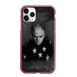 Чехол iPhone 11 Pro матовый Keith Charles Flint Кит Флинт Z, цвет: 3D-малиновый