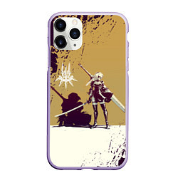 Чехол iPhone 11 Pro матовый Yorha 2B Nier Automata Z