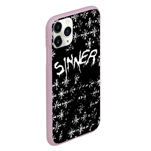 Чехол iPhone 11 Pro матовый FAR CRY 5 ГРЕШНИК SINNER / 3D-Розовый – фото 2